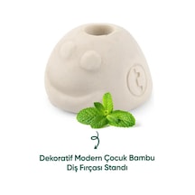 Tbrush Dekoratif Modern Çocuk Bambu Diş Fırçası Standı