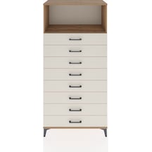 Hyperion Dolap Tek Raflı 8 Çekmeceli 88x44x182 Çam-aytaşı Atlas Çam
