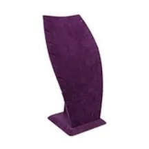 Yerli Üretim Dubai Model Süet Kumaş Mor Renk 25/12 Cm Kolye - Zincir Ayaklı Stand Çok Renkli