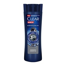 Clear Men 3 İn 1 Şampuan & Duş Jeli Arındırıcı Kömür Saç Yüz Vücut İçin 350 Ml 7'li Avantaj Paketi