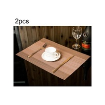 Sones 2 Adet Ev Masa Bardak Altlığı Yaratıcı Dekor Kahve İçecek Yer Matı Sofra Takımı, Boyut: 45x30cm Kahve