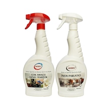 Akbel Ankastre ve Inox Parlatıcı 750 ML +  Çok Amaçlı Genel Temizlik 750 ML
