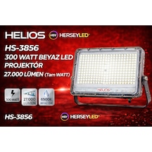 Helıos Hs-3856 300 Watt Beyaz Led Projektör 27.000 Lümen Tam Watt Beyaz Işık