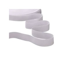 Çamaşır Don Etek Bel Paça Bebe Lastiği Yassı Yumuşak Bel Lastik 25 Metre Beyaz-5 Cm