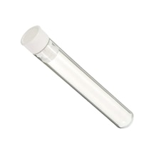 12x75 Mm Kapaklı Deney Tüpü Dibi Yuvarlak 50 Adet