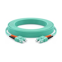 Alfafonet Sc/pc-sc/pc Multimode Om3 Dupleks 10 Metre Fiber Patch Cord Alfafonet Sc/pc-sc/pc Multimode Om3 Dupleks 10 Metre Fiber Patch Cord