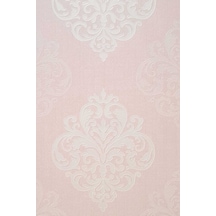 Flamingo 17241 Pembe Damask Desenli Duvar Kağıdı - Tutkal Dahil Fiyatıdır Karışık, Çok Renkli