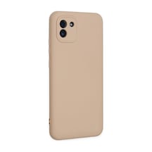 Bezos Samsung Galaxy A03 Uyumlu Kılıf Nano İçi Kadife Silikon - Pudra Bzs01