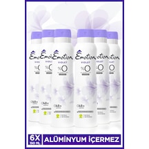 Violet Kadın Alüminyumsuz Vegan Deodorant 6x150ML Hızlı Kurur,leke Bırakmaz