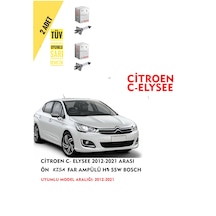 Citroen C- Elysee 2012-2021 Arası Ön Kısa Far Ampülü 2 Adet Sar