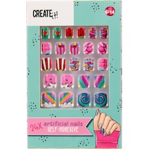 Create It Takma Tırnak Seti - Rainbow - Candy Explosion