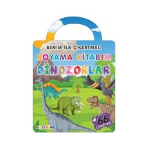 Benim İlk Çıkartmalı Boyama Kitabım - Dinozorlar - Ybve-728261