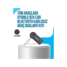 Araç İçi Bluetooth Aux Müzik Ve Telefon Görüşmesi Adaptörü Mh-hs0895-0826