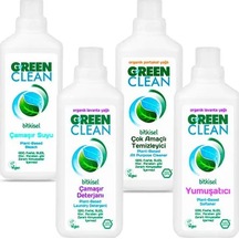 U Green Clean Bitkisel Çamaşır Yıkama Seti 4 x 1 L