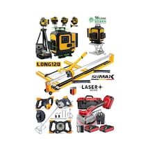 Stilmax Srm1204 Süper4 120mm Seramik Fayans Kesme-boya Harç Karıştırıcı-akülü Vantuz Tokma-16 Lazer