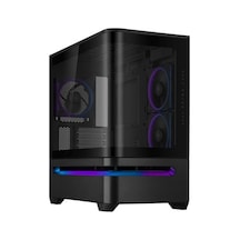 Asus Prıme Ap202 Tg Kompakt Matx Uyumlu, Kavisli Cam Paneli, 420mm Gpu Desteği Ve Patentli Alt Slot
