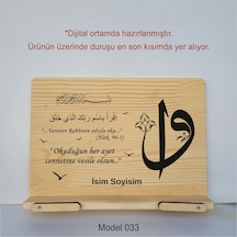 Münzevi Masaüstü Ahşap Rahle/tablet/kitap Tutucu-model033