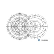 BLUE PRINT ADBP300033 Debriyaj Seti Golf V 2.0 Gtı 06- Byd Cdlf