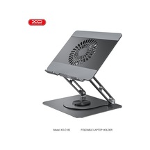 C182 Fanlı Metal 360 Dönebilen 17,3 İnç Katlanabilir Dizüstü Bilgisayar Standı