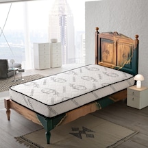 Babyhopeankara Heyner Garden Ortopedik Tek Kişilik Yatak Bambu Desen Yaylı Yatak