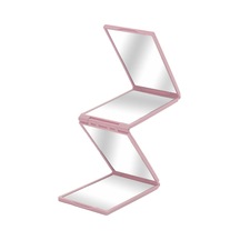 Suntek Kendi Saç Kesim Aynası Kompakt Katlanır Ayna Pembe Pembe