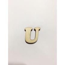 2.5 Cm Ahşap Harf ve Rakamlar - U