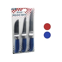 Bay 3pcs Bilezikli Kurban Bıçak Seti Bp-320y--bp-036k--bp-0403 No:2 Kemik Sıyırma - No:0 Yüzme - No:3 Et Kurban Bı Diğer