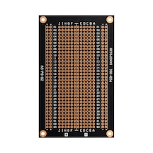 Oem Pcb-002 484 Noktalı Siyah Bakırlı Çift Yüzlü Pcb Proto Board 94x64mm