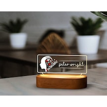 Bk Gift Kişiye Özel İsimli Psikiyatrist Temalı Led Işıklı Akrilik Masa İsimliği-3, Ofis Dekoru, Mesleki Hediye, Ofis Hediyeleri Kobitmeyen137980 Bk Gi