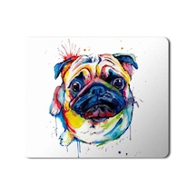 Pug Köpek Renkli Mouse Pad Mousepad