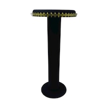 Süet Kumaş Siyah Renk 35 Cm Yuvarlak Model Kolye-tesbih-bileklik Standı