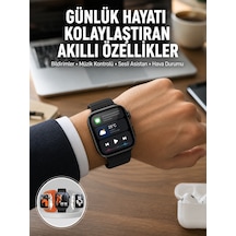 Yeni Nesil Akıllı Saat Müzik Dinleme Bildirim Görme Sesli Asistan Desteği Yeni Nesil - Lisinya