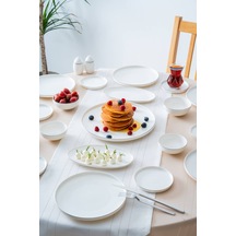 Lorelei Silver 6 Kişilik 23 Parça Kahvaltı Takımı Beyaz