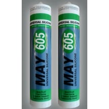 May 605 Beyaz Silikon Kartuş 280 Gr