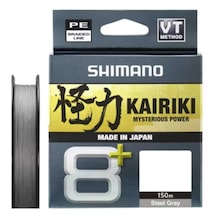 Shimano Kairiki 8+ 150m Steel Grey 0.13mm/8.3kg İp Misina