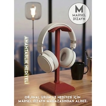 Dekoratif Gamer Kulaklık Standı - Kulaklık Tutucu- Ateş Kırmızısı - 24 Cm - Kış Temalı Anahtarlık
