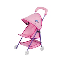 Baby Oyuncak Metal Bebek Arabası Oyuncak Puset Mor - Pembe