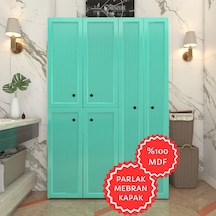 Kenzlife Membran Çamaşır Kurutma Makinesi Dolabı Yaromira Trkbyz Pencere 180 120 64 Mebran Kapak Mdf Gövde Beyaz