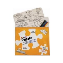 Funny Mat Washable Puzzle - Taşıtlar