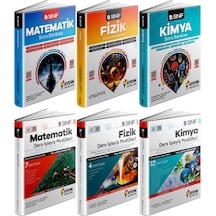 Aydın 2025 9. Sınıf Matematik + Fizik + Kimya Ders Anlatım Fasikülleri Konu Özetli Soru 6 Kitap