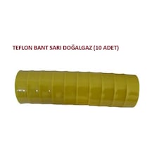 Teflon Bant Sarı Doğalgaz 10 Adet