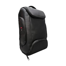 17'' İnç Siyah Kumaş Laptop Bilgisayar Seyahat Günlük Okul Unisex Sırt Çantası Siyah - Siyah