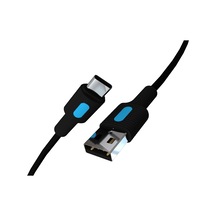 Coral Usb A-c Hızlı Şarj Kablosu Siyah + Mavi/siyah Uç 150 Cm
