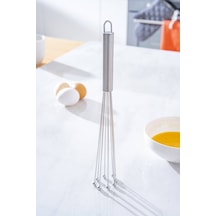 Evero Top Uçlu Çelik Çırpıcı - 30 Cm Silver