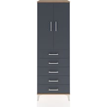 Hyperion Dolap 2 Raflı 5 Çekmeceli 2 Kapaklı 60x44x182 Çam-an... Çam Hyperion Dolap 2 Raflı 5 Çekmeceli 2 Kapaklı 60x44x182 Çam-an... Çam