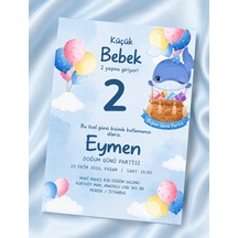 1000 Adet Ekonomik Baby Shower Davetiyesi Ve Zarf 015