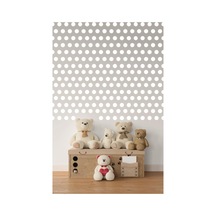 Yuvarlak Puantiye Duvar Sticker Bebek Ve Çocuk Odası Dekoratif Çıkartma Sticker 5 Cm 120 Adet Gri