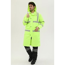 Uniprom Yağmurluk Reflektörlü Yüksek Görünürlü Neon Sarı Uniprom Yağmurluk Reflektörlü Yüksek Görünürlü Neon Sarı