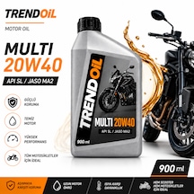 Trendoil Multi 20w-40 Scooter Ve Motosiklet Motor Yağı Apı Sl Jaso Ma2 900ml