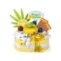 Mey İthalat Lz-8643 Limonlu Pasta 160 Parça Block Oyuncak-mini Poşet